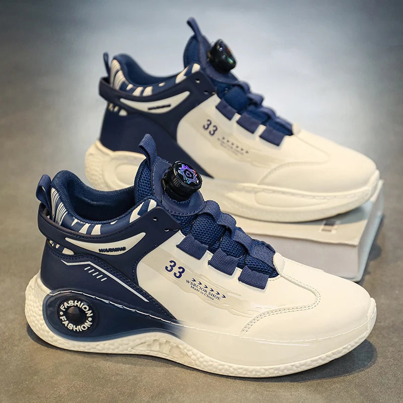 Tênis Masculino com Fivela Rotativa Confortável Antiderrapante para Atividades ao Ar Livre