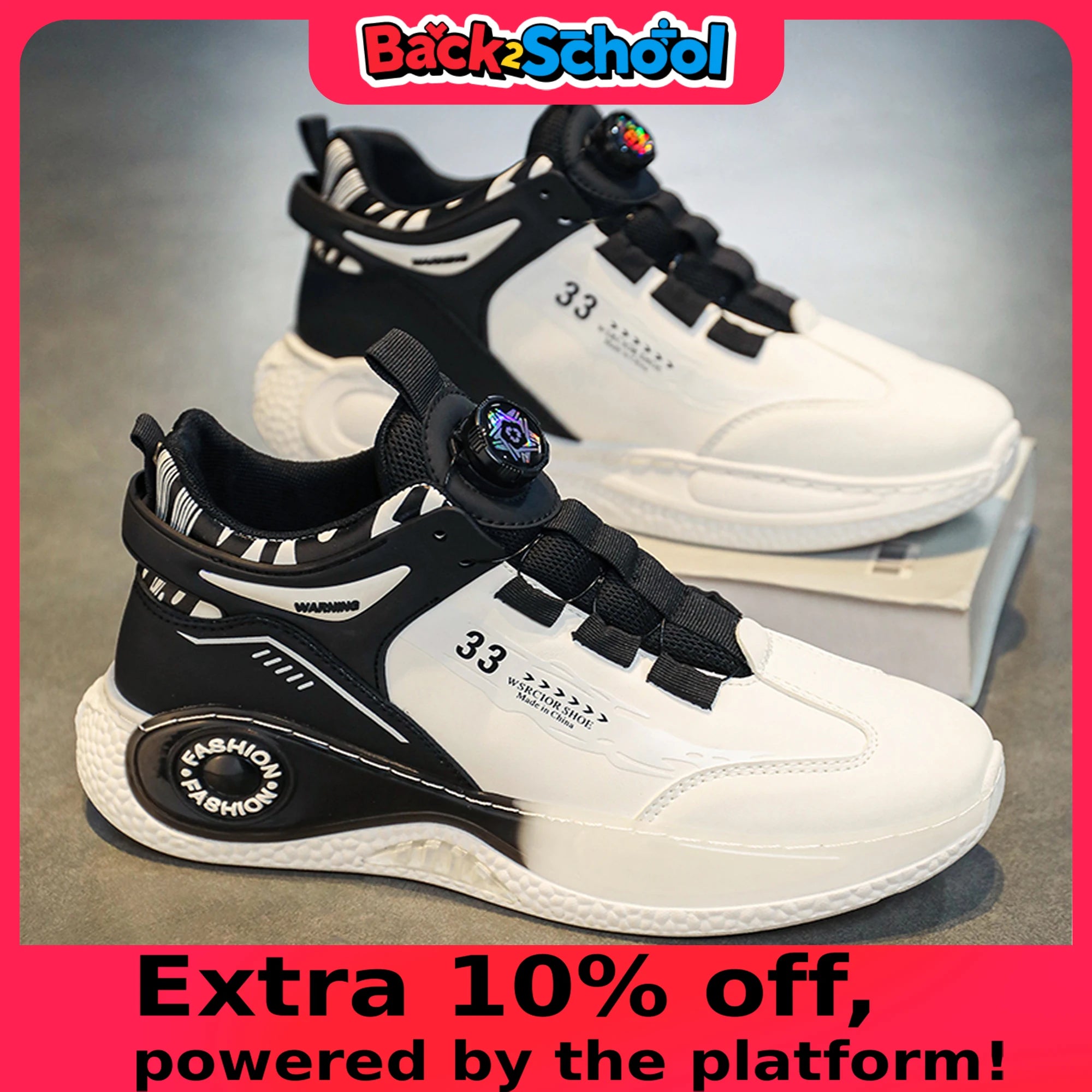 Tênis Masculino com Fivela Rotativa Confortável Antiderrapante para Atividades ao Ar Livre